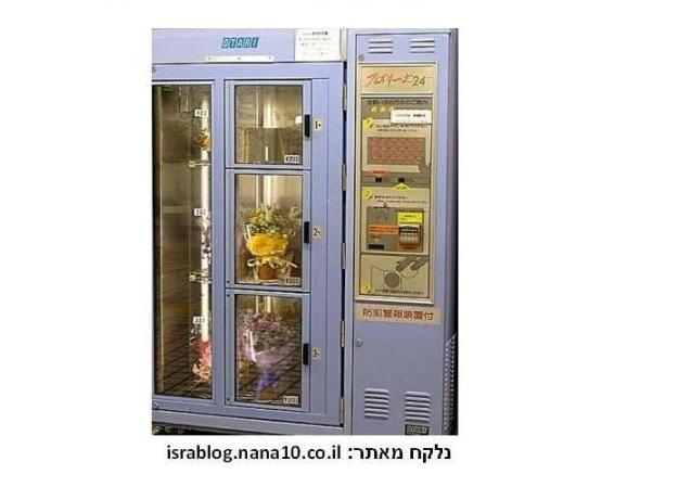 מכונה אוטומטית לממכר פרחים